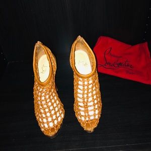 Christian Louboutin Coussin Caged bootie